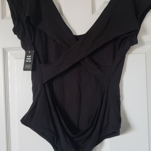 New! Cross-Back Thong Bodysuit - Picture 7 of 12